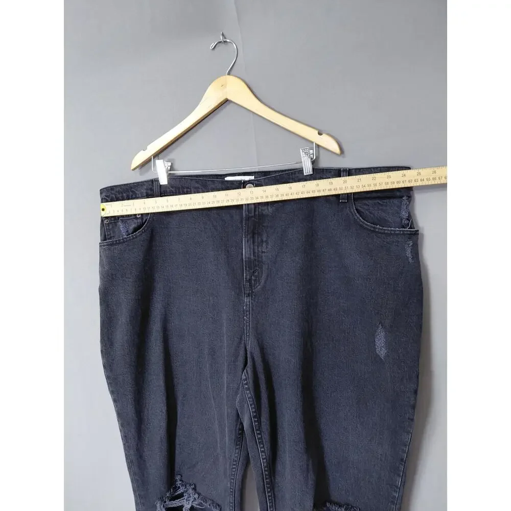 Abercrombie & Fitch Gray Straight Jeans Women Size 37/24